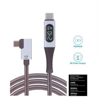 ]USB4.0ΉP[uL1.2m ubN RM-8369CABLE-L [USB Power DeliveryΉ]