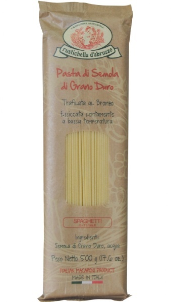 スパゲッティ　アーティザナルパスタ　食品　通販　ルスティケーラ　500g【パスタ】