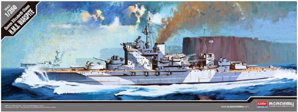 1/350 イギリス海軍 戦艦 HMS ウォースパイト アカデミー｜Academy