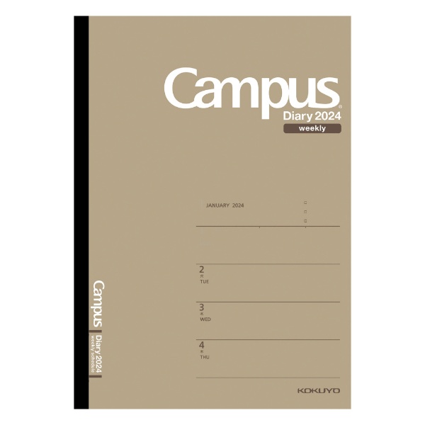 2024ǯ Campus Diary(ѥ꡼) ĢA5 ۥ꥾󥿥ե [꡼/1/˻Ϥޤ] 