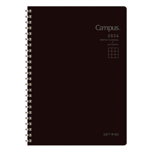 2024ǯ Campus SOFT RING Diary(ѥեȥ󥰥꡼) ĢA5 [ޥ󥹥꡼/12/˻Ϥޤ] ֥å