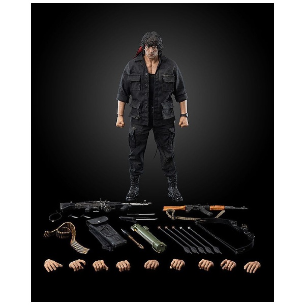 塗装済み可動フィギュア 1/6 Rambo：First Blood Part II（ランボー/怒りの脱出） John Rambo（ジョン・ランボー）  THREEZERO｜スリーゼロ 通販 | ビックカメラ.com