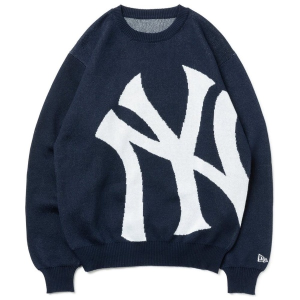 男女兼用 ニットセーター ニューヨーク・ヤンキース(XLサイズ/ネイビー