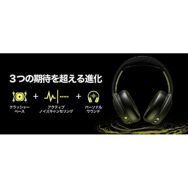 蓝牙头戴式耳机CRUSHER ANC 2(C2粉碎器Ａ Ｎ)TRUE BLACK S6CAW-R740[支持噪音撤销的/Bluetooth对应]_14