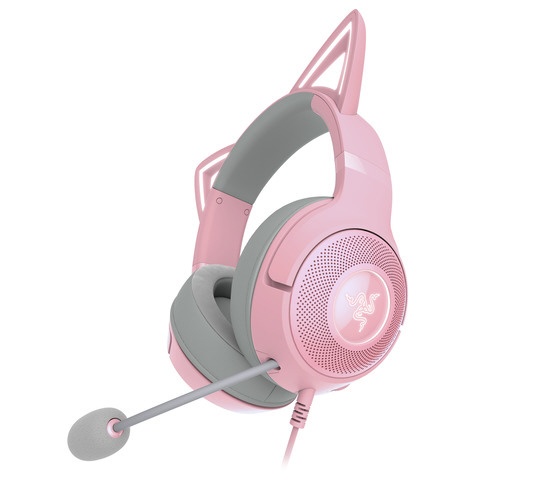 ゲーミングヘッドセット Kraken Kitty V2 (Quartz Pink) RZ04-04730200 