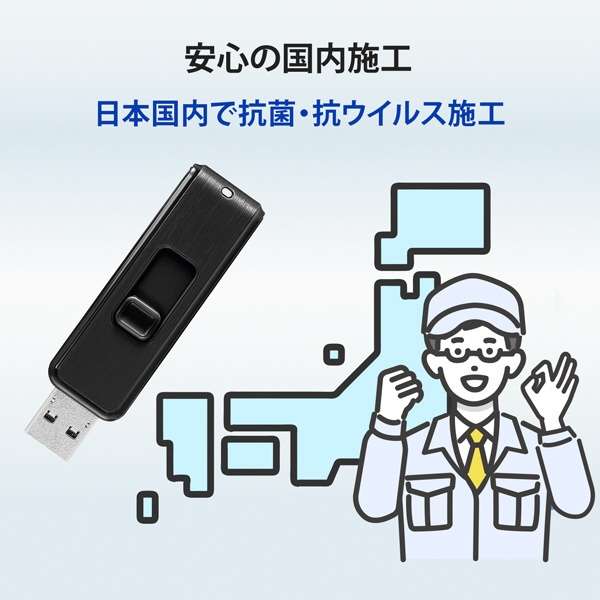 USB R(Chrome/Mac/Windows11Ή) ubN BCUM-64G/K [64GB /USB TypeA /USB3.2 /XCh]_4