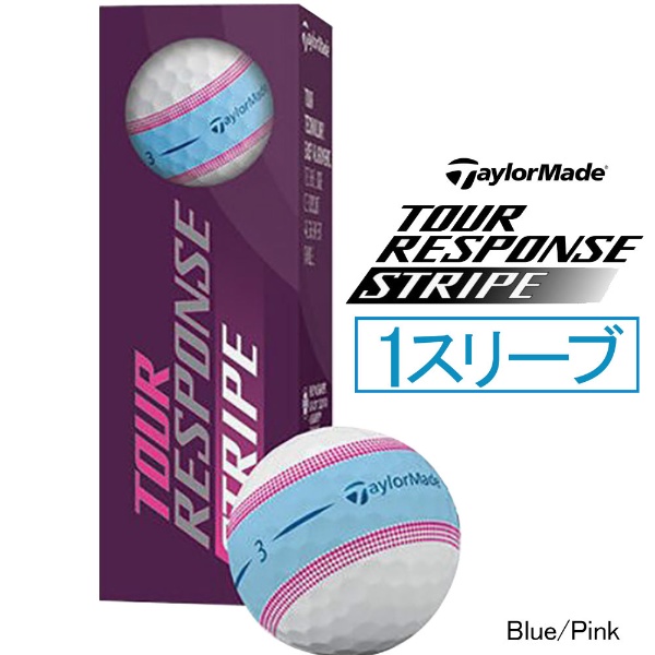 ゴルフボール TM23 TR Stripe BLPNK JPN 1スリーブ 3球 TR Stripe