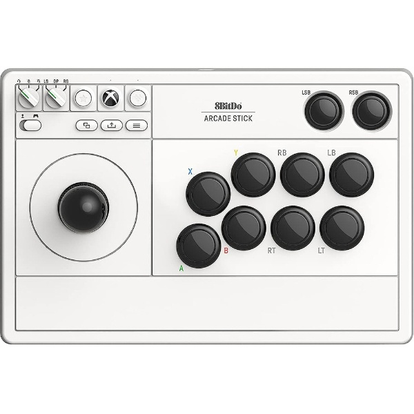 8BitDo Arcade Stick White CY-8BDASX-WH 【Xbox Series X S/Xbox One