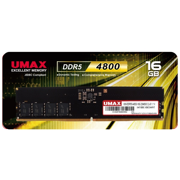 [ߥ UM-DDR5-4800 UM-DDR5S-4800-16G [DIMM DDR5 /16GB /1]