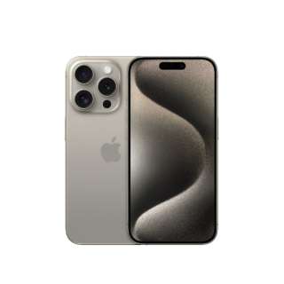 [无SIM]iPhone 15 Pro A17 Pro 6.1型库存：128GB双重SIM(nano-SIM和eSIM)MTU93J/A天然钛