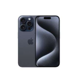 [无SIM]iPhone 15 Pro A17 Pro 6.1型库存：128GB双重SIM(nano-SIM和eSIM)MTUA3J/A蓝色钛