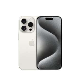 [无SIM]iPhone 15 Pro A17 Pro 6.1型库存：256GB双重SIM(nano-SIM和eSIM)MTUD3J/A白钛