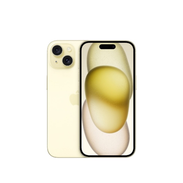 [无SIM]iPhone 15 A16 Bionic 6.1型库存：128GB双重SIM(nano-SIM和eSIM)MTMK3J/A黄色