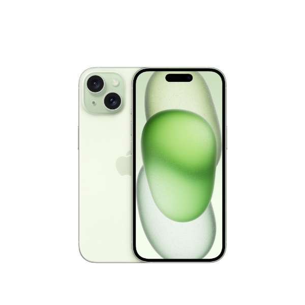 [无SIM]iPhone 15 A16 Bionic 6.1型库存：128GB双重SIM(nano-SIM和eSIM)MTMM3J/A绿色