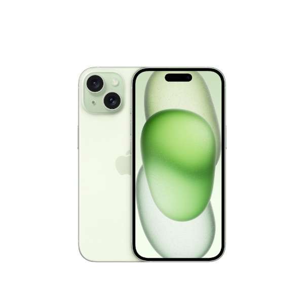 [无SIM]iPhone 15 A16 Bionic 6.1型库存：128GB双重SIM(nano-SIM和eSIM)MTMM3J/A绿色_1