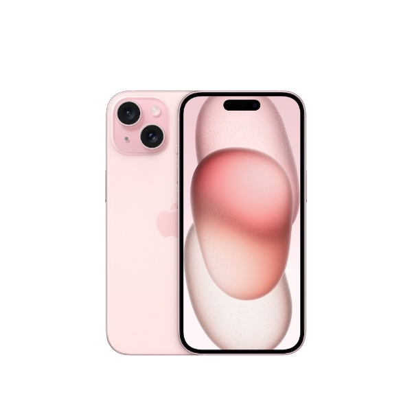 【SIMフリー】iPhone 15 A16 Bionic 6.1型 ストレージ：256GB デュアルSIM（nano-SIMとeSIM）  MTMP3J/A ピンク