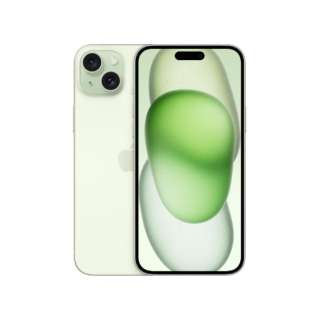 [无SIM]iPhone 15 Plus A16 Bionic 6.7型库存：128GB双重SIM(nano-SIM和eSIM)MU0E3J/A绿色