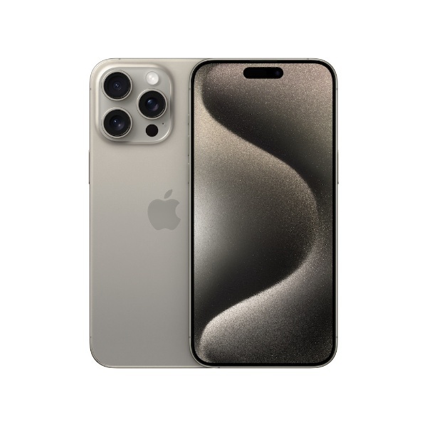 SIMフリー】iPhone 15 Pro Max A17 Pro 6.7型 ストレージ：256GB デュアルSIM（nano-SIMとeSIM）  MU6R3J/A ナチュラルチタニウム アップル｜Apple 通販