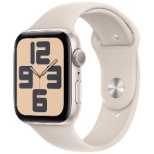 Apple Watch ＳＥ(ＧＰＳ型号)-40mm星光铝包和星光运动带-S/M MR9U3J/A