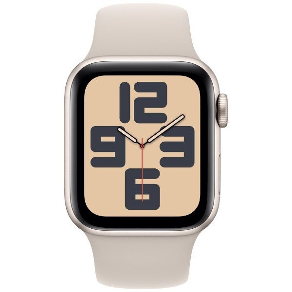 Apple Watch SE（GPSモデル）- 40mmスターライトアルミニウムケースとスターライトスポーツバンド - M/L MR9V3J/A  アップル｜Apple 通販 | ビックカメラ.com