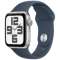 Apple Watch ＳＥ(ＧＰＳ型号)-40mm银铝包和暴风雨蓝色运动带-S/M MRE13J/A