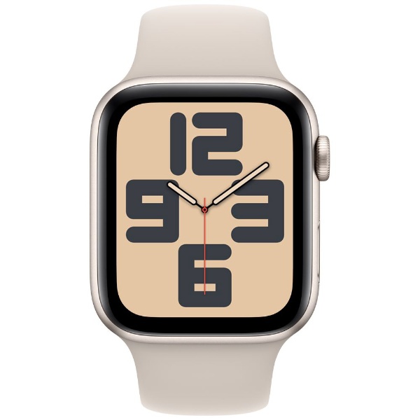 Apple Watch SE（GPSモデル）- 44mmスターライトアルミニウムケースと