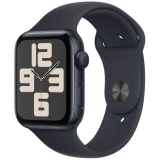 Apple Watch SE（GPSモデル）- 44mmミッドナイトアルミニウムケースとミッドナイトスポーツバンド - S/M MRE73J/A