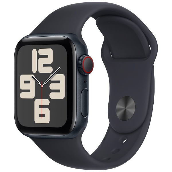 Apple Watch SE（GPS + Cellularモデル）- 40mmミッドナイトアルミニウムケースとミッドナイトスポーツバンド - M/L  MRGA3J/A