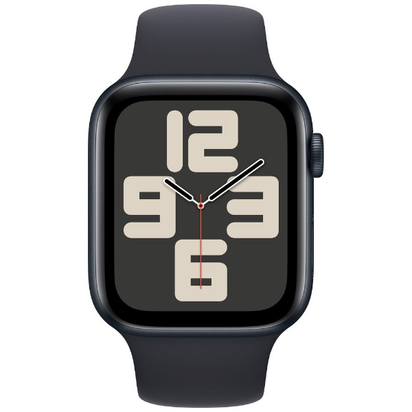 Apple Watch SE（GPS + Cellularモデル）- 44mmミッドナイトアルミニウムケースとミッドナイトスポーツバンド - S/M  MRH53J/A