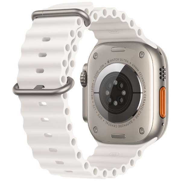 Apple Watch Ultra 2(ＧＰＳ+Cellular型号)-49mm钛包和白大海带MREJ3J/A_3