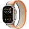 Apple Watch Ultra 2(ＧＰＳ+Cellular型号)-49mm钛包和橙子/浅驼色跟踪循环-M/L MRF23J/A