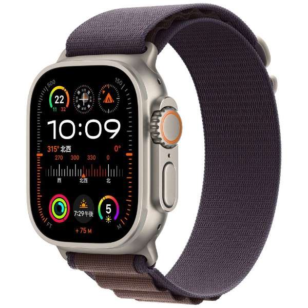 Apple Watch Ultra 2(ＧＰＳ+Cellular型号)-49mm钛包和靛蓝Alpine Electronics循环-L MREW3J/A_1