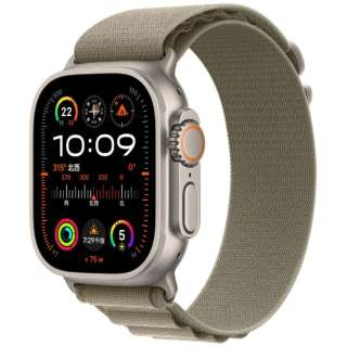 Apple Watch Ultra 2(ＧＰＳ+Cellular型号)-49mm钛包和橄榄Alpine Electronics循环-L MRF03J/A