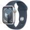 Apple Watch Series 9(ＧＰＳ型号)-41mm银铝包和暴风雨蓝色运动带-S/M MR903J/A