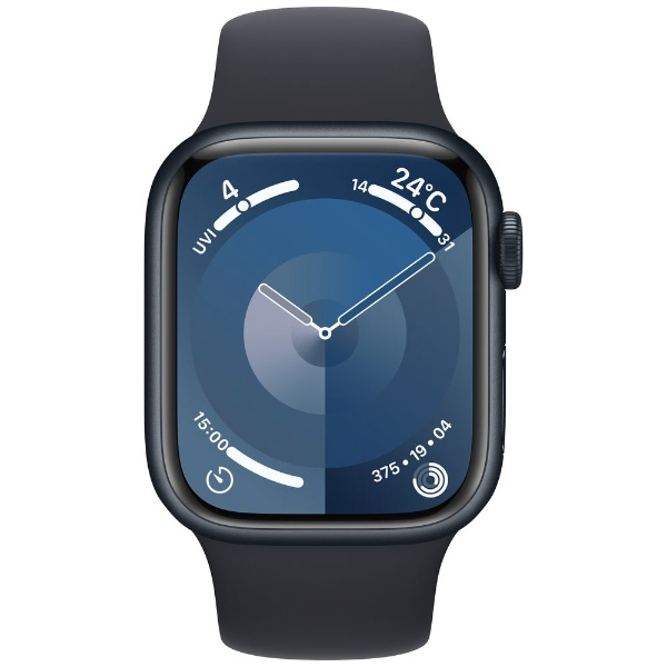 新品未開封品ですApple watch 9 本体・41mm　GPSモデル　ミッドナイト　アルミ