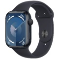 Apple Watch Series 9(ＧＰＳ型号)-45mm午夜铝情况和午夜运动带-S/M MR993J/A