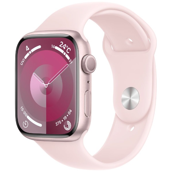 Apple Watch Series 9GPSモデル  mmピンクアルミニウムケースと