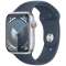 Apple Watch Series 9(ＧＰＳ型号)-45mm银铝包和暴风雨蓝色运动带-S/M MR9D3J/A