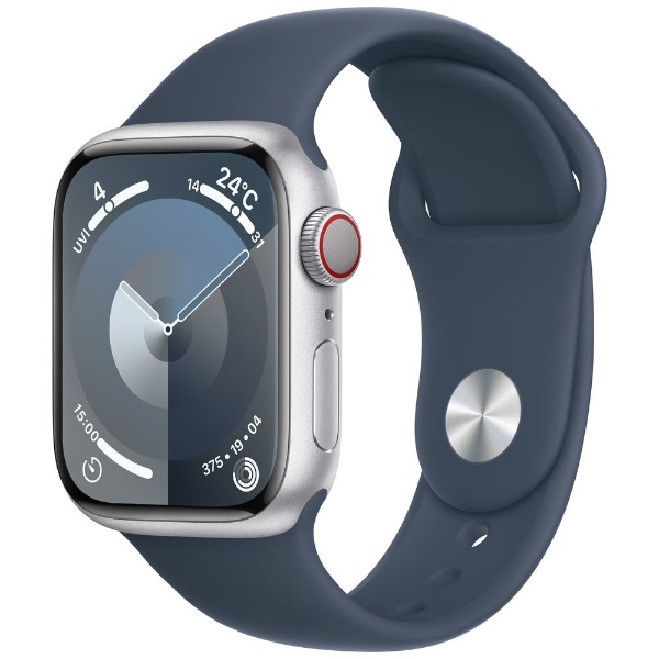 Apple Watch Series 9（GPSモデル）- 45mmシルバーアルミニウムケース