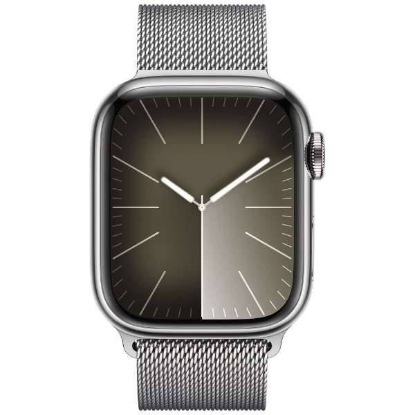 Apple Watch Series 9(ＧＰＳ+Cellular型号)-41mm银不锈钢包和shirubamiranezerupu MRJ43J/A_2