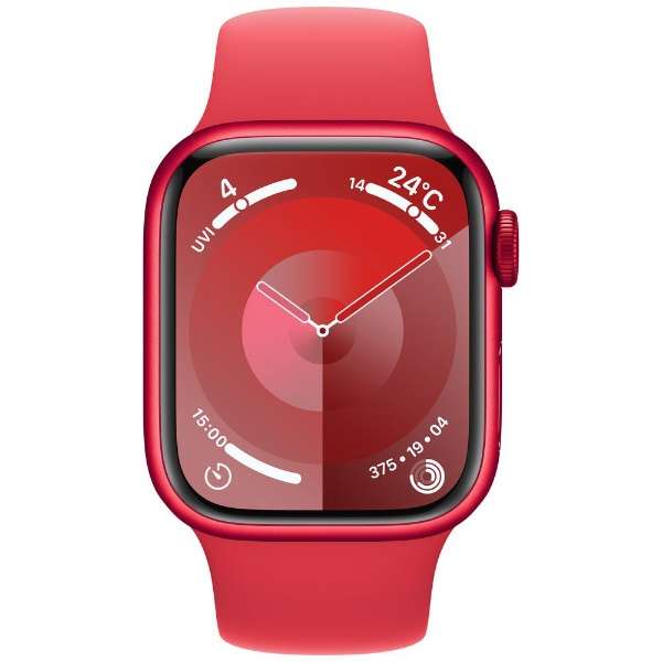 Apple Watch Series 9(ＧＰＳ型号)-41mm(PRODUCT)RED铝包和(PRODUCT)RED运动带-S/M MRXG3J/A_2