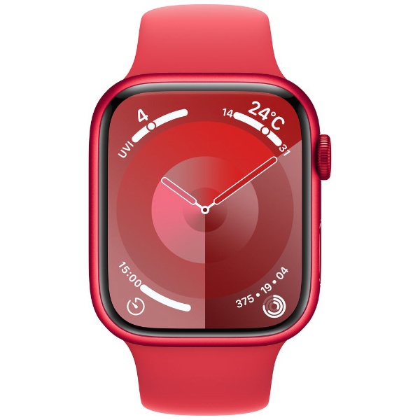 Apple Watch Series 9（GPSモデル）- 45mm  (PRODUCT)REDアルミニウムケースと(PRODUCT)REDスポーツバンド - M/L MRXK3J/A