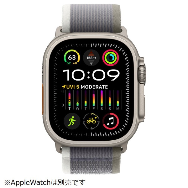 【色: ブルー/グレイ】Apple Watch 49mmケース用ブルー/グレイト