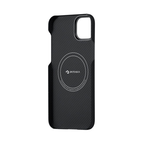 MagEZ Case 4 for iPhone 15 Plus（6.7インチ） アラミド繊維ケース [Black/Grey Twill] 600D  ブラック KI1501MA
