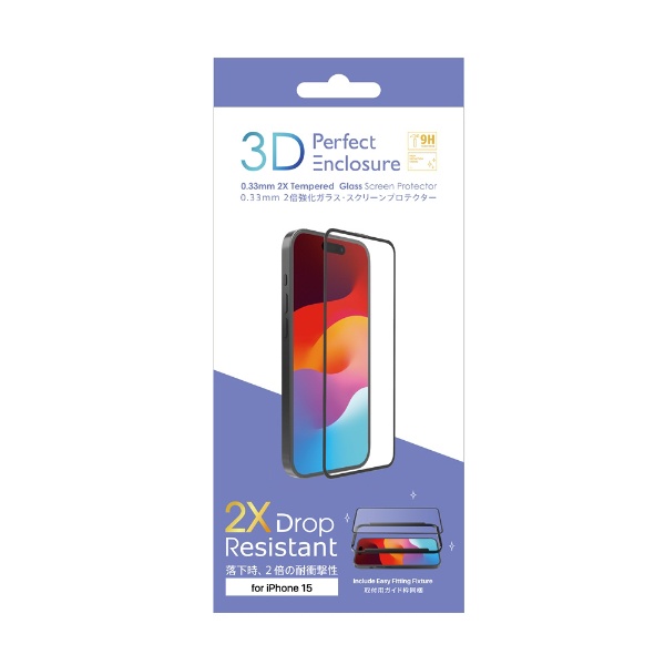 3D Perfect Enclosure/iPhone 15б3Dס饹꡼ץƥ 3DP15610BK