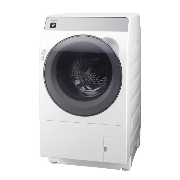 ドラム式洗濯機 クリスタルホワイト ES-K10B-WL [洗濯10.0kg /乾燥6.0kg /ヒーター乾燥(水冷・除湿タイプ) /左開き]