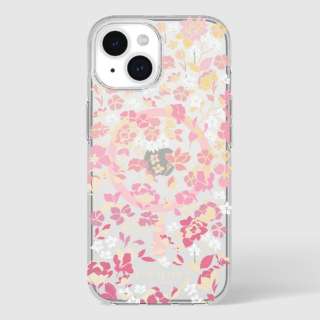 支持iPhone 15 KSNY Protective Hardshell MagSafe的-Flowerbed Pink Ombre