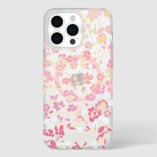 iPhone 15 Pro Max KSNY Protective Hardshell MagSafeΉ - Flowerbed Pink Ombre