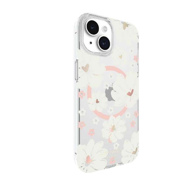 iPhone 15 KSNY Protective Hardshell MagSafeΉ - Classic Peony/Cream_4