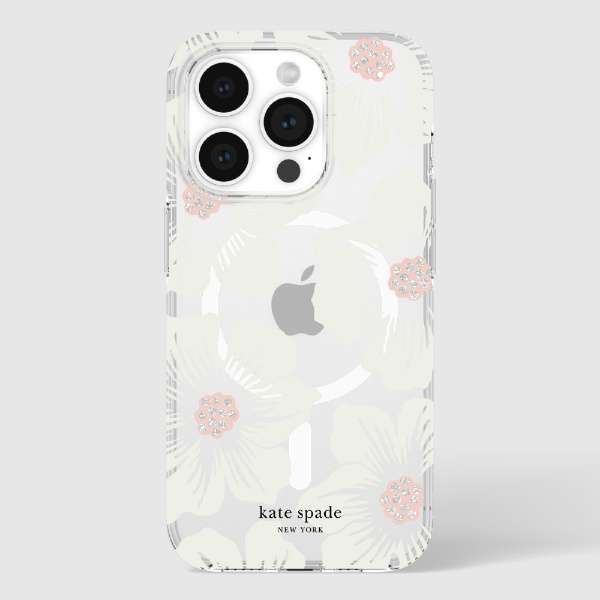 支持iPhone 15 Pro KSNY Protective Hardshell MagSafe的-Hollyhock Cream_1